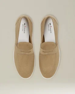 Mocassino uomo Scamosciato beige