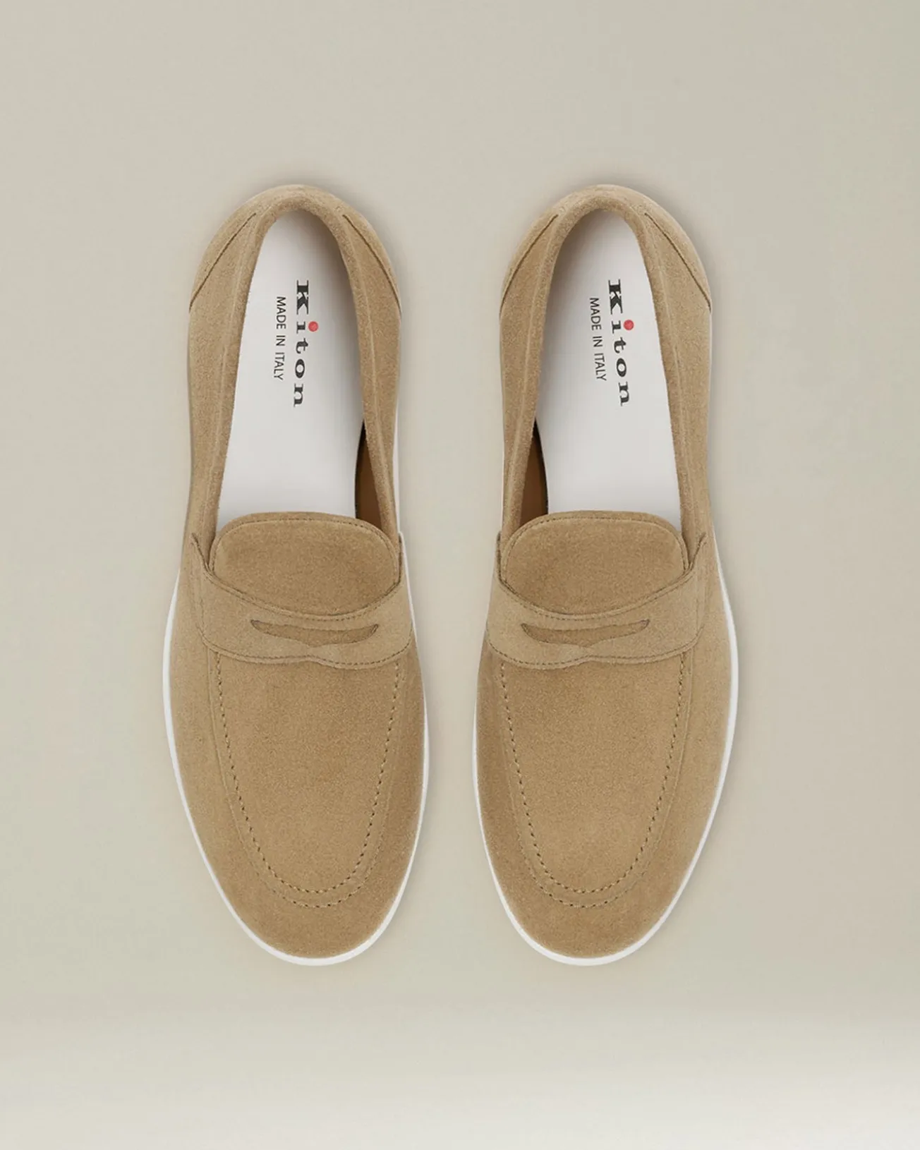 Mocassino uomo Scamosciato beige