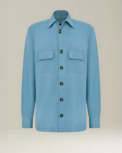Overshirt In Cotone Délavé