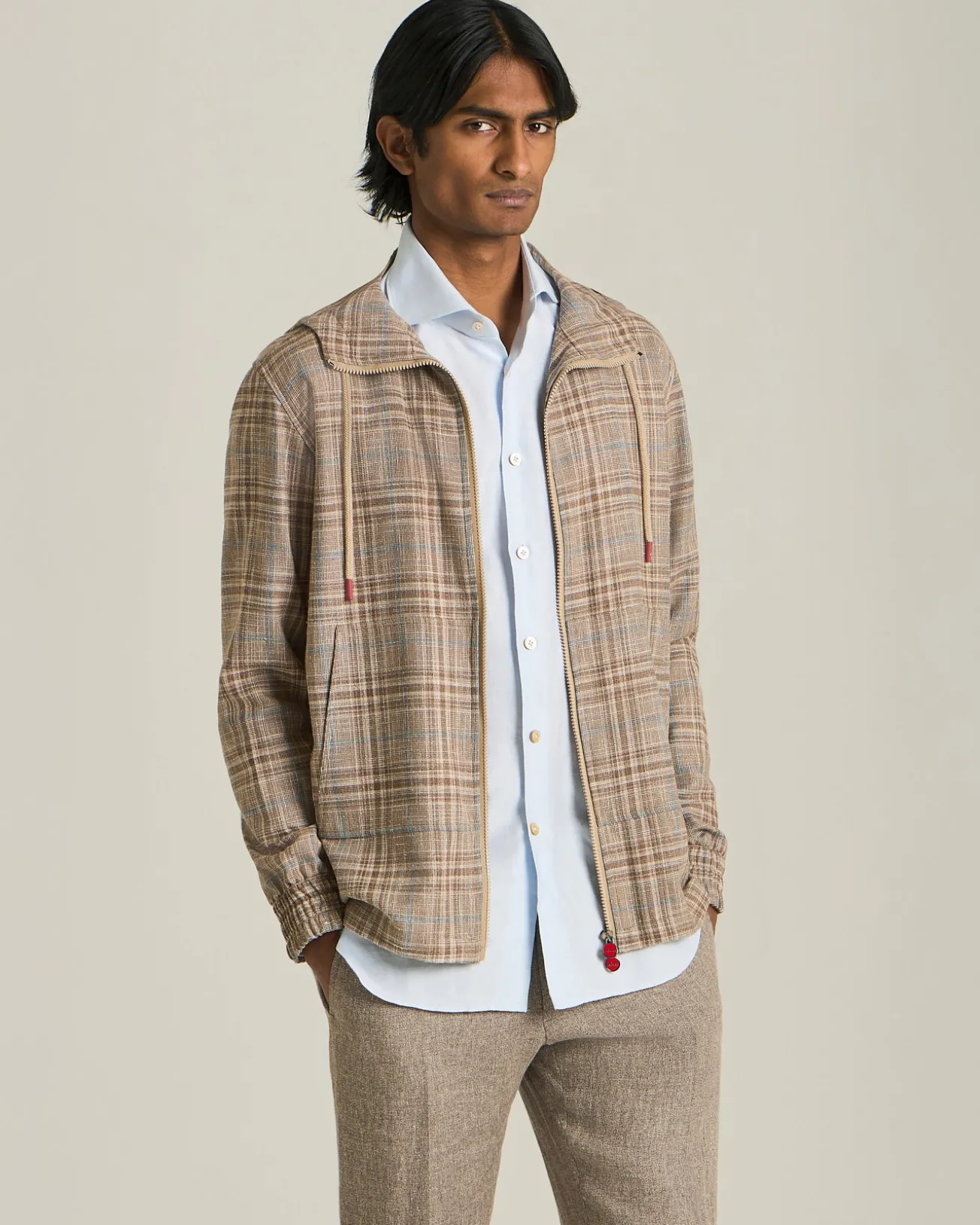 Overshirt Umbi In Misto Lana