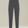 Pantalone Cargo uomo grigio 100% Lana