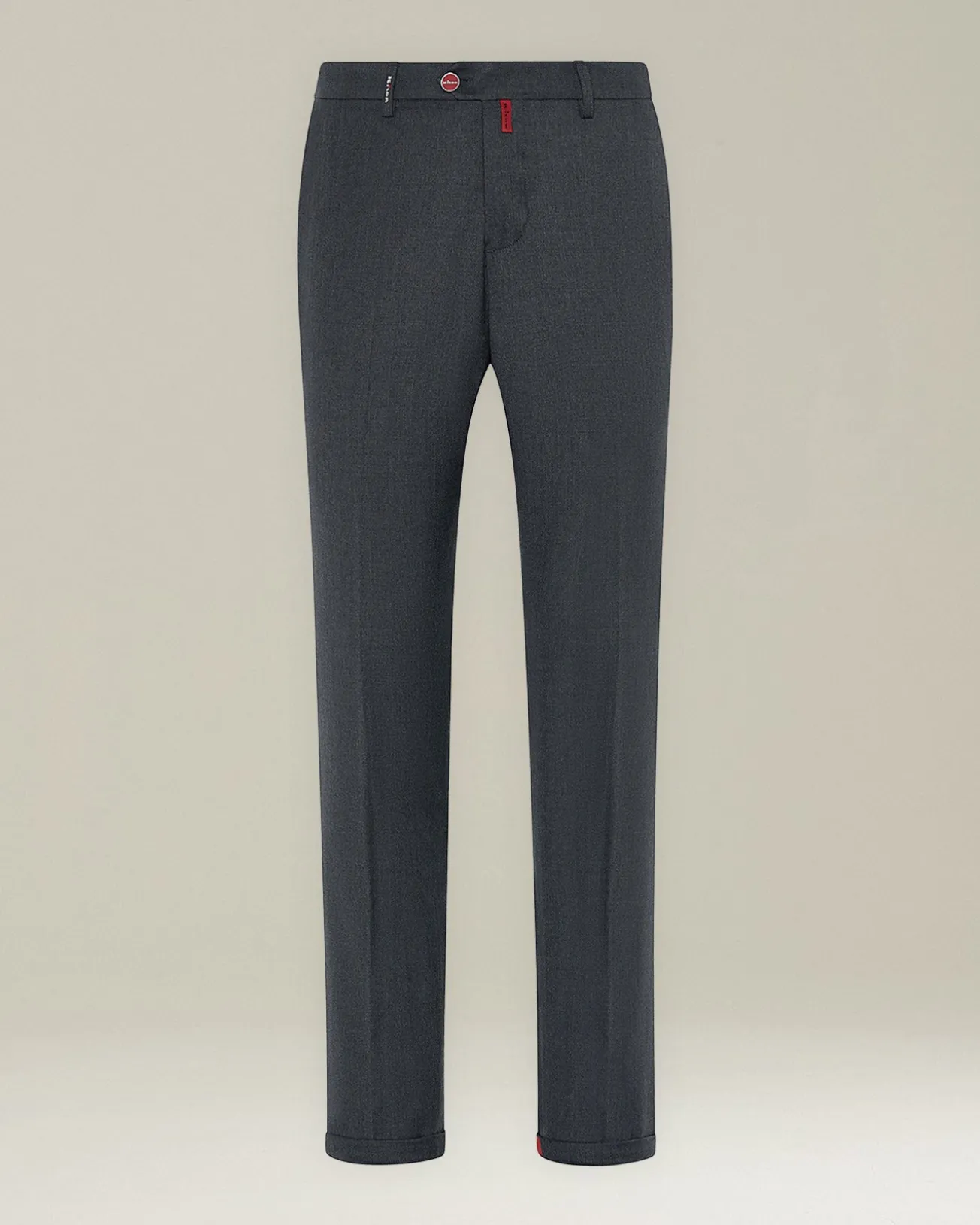Pantalone Chino uomo Grigio scuro 100% Lana