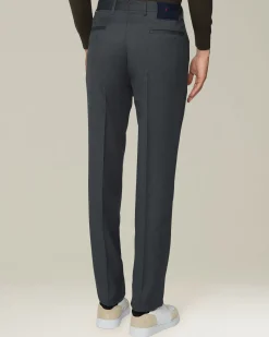 Pantalone Chino uomo Grigio scuro 100% Lana