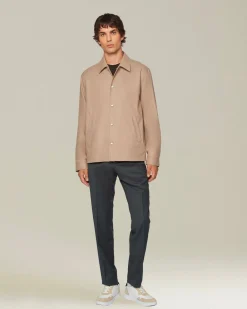 Pantalone Chino uomo Grigio scuro 100% Lana