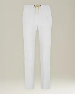 PANTALONE PULL-ON COMFORT IN COTONE E LINO