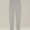 Pantalone uomo a coste con elastico blend cotone e lana