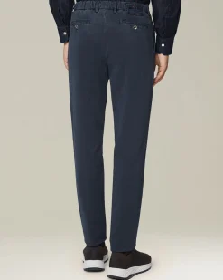 Pantalone uomo classico blu navy