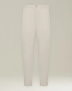 Pantalone uomo con elastico in cotone blend