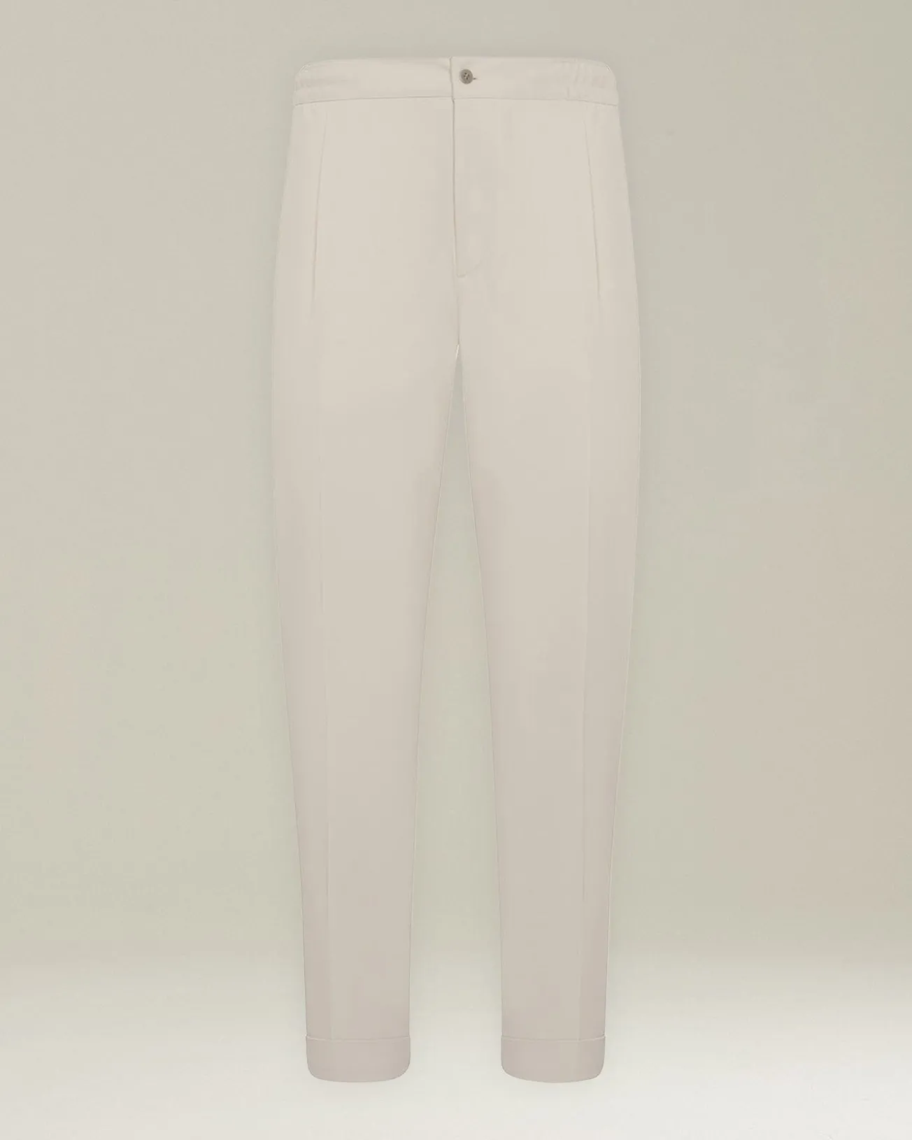 Pantalone uomo con elastico in cotone blend
