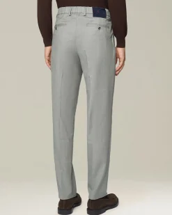 Pantalone uomo startoriale 100% Lana vergine grigio