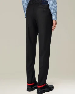 Pantalone uomo startoriale nero in Lana