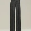 Pantalone wide leg donna in Lana Blend