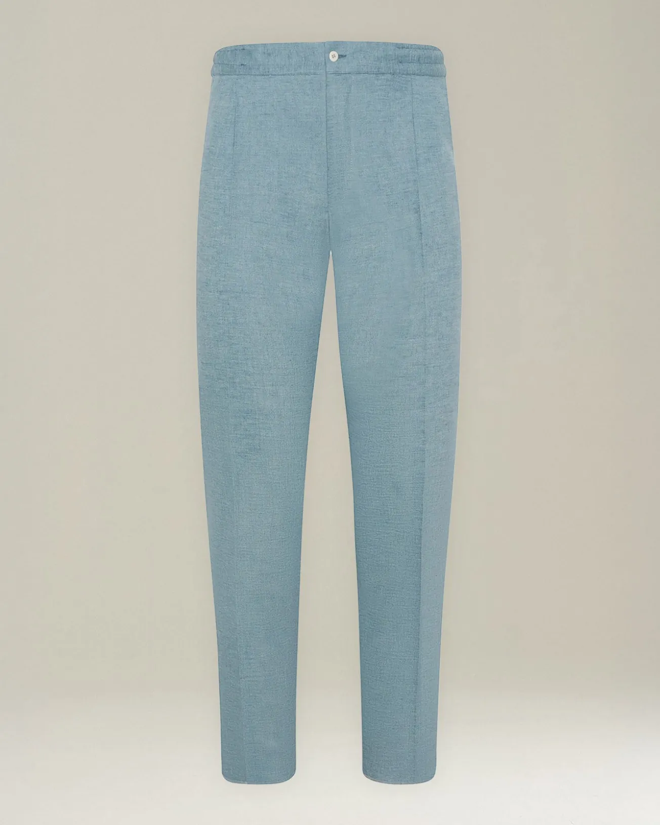 PANTALONI COMFORT IN MISTO LINO