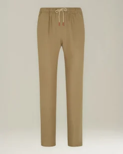 PANTALONI COMFORT-FIT IN LINO