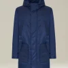 Parka High-Tech Con Inserti In Lana
