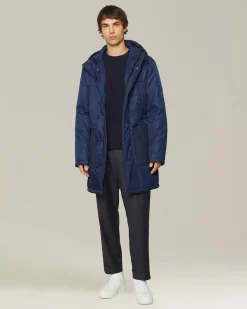 Parka High-Tech Con Inserti In Lana