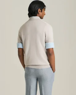 POLO IN COTONE CON MOTIVO COSTE INGLESI