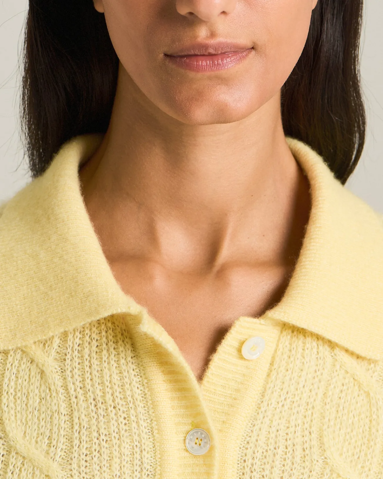 POLO IN MAGLIA DI CASHMERE, SETA E VISCOSA