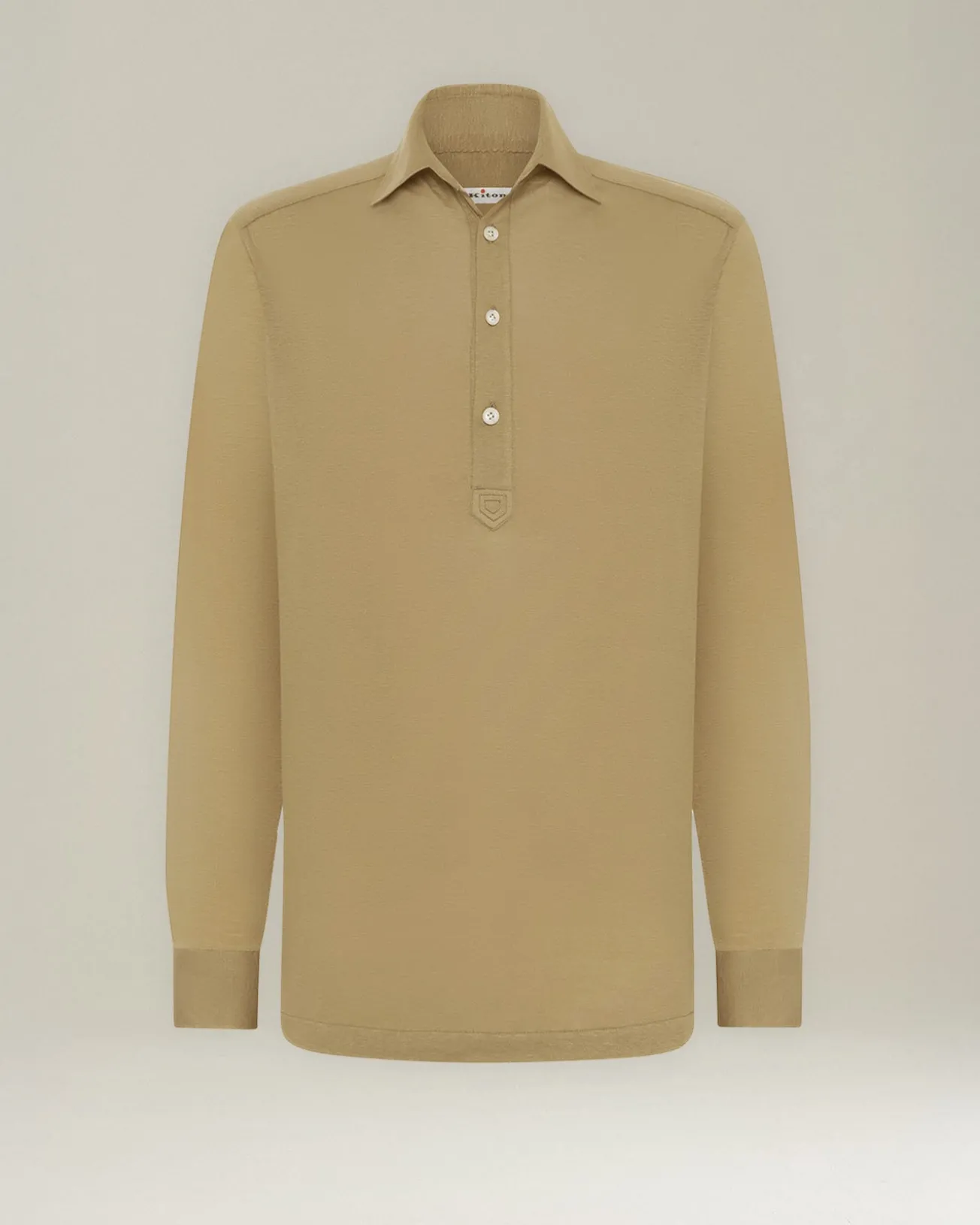 Polo Sartorial in misto cotone con dettaglio bottoni