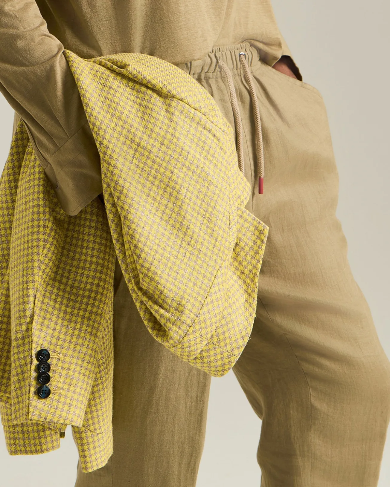 Polo Sartorial in misto cotone con dettaglio bottoni