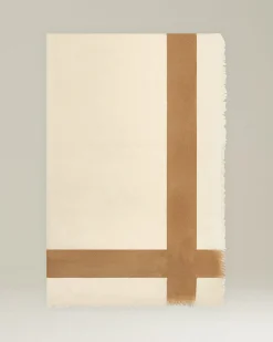 Sciarpa Geometrica in Cashmere e Seta