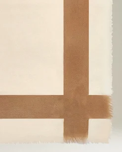 Sciarpa Geometrica in Cashmere e Seta