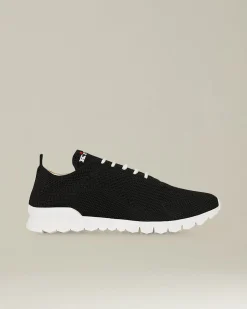 Sneakers donna cotton mesh nere
