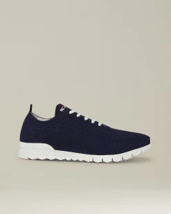 Sneakers donna cotton mesh Blu Navy