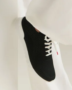 Sneakers donna cotton mesh nere